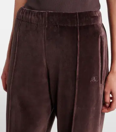 Courrèges Courrèges Cotton-blend velvet sweatpants | Thumbnail 5 Courrèges Courrèges Cotton-blend velvet sweatpants | Thumbnail 5