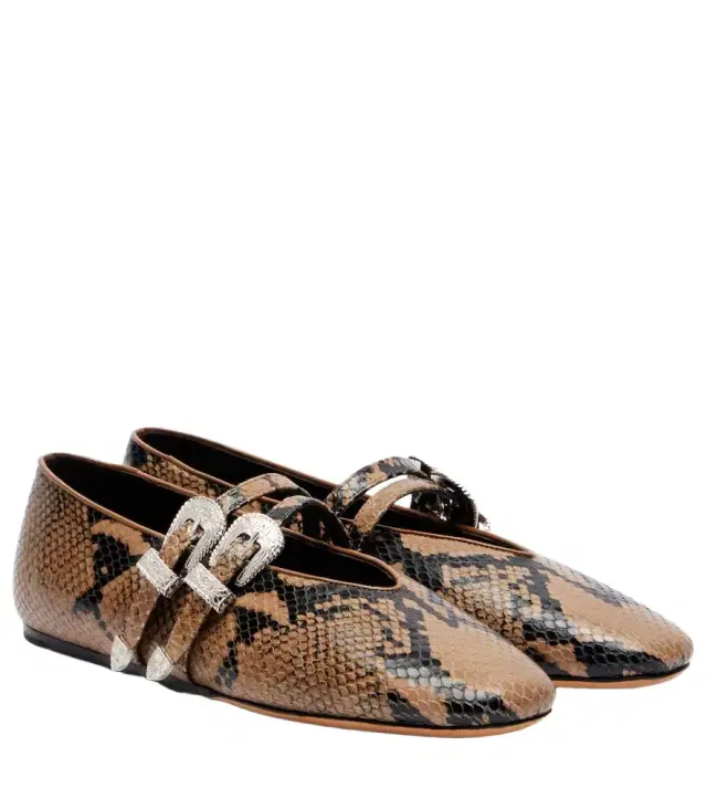 Le Monde Béryl Classic Claudia leather Mary Jane flats