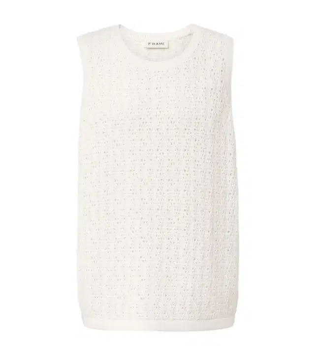 Frame Crochet cotton-blend tank top