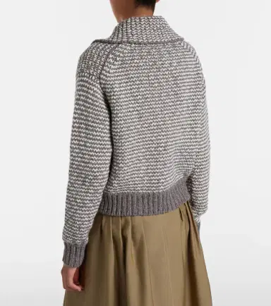 Polo Ralph Lauren Striped cotton and wool-blend polo sweater | Thumbnail 3 Polo Ralph Lauren Striped cotton and wool-blend polo sweater | Thumbnail 3
