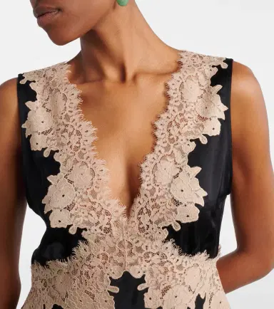 Rixo Emmie lace-trimmed satin top | Thumbnail 5 Rixo Emmie lace-trimmed satin top | Thumbnail 5
