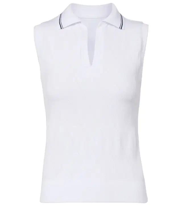 Varley Marit argyle polo shirt