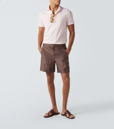 FEDELI Cotton jersey polo shirt | Thumbnail 4