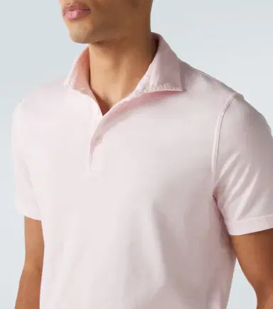 FEDELI Cotton jersey polo shirt | Thumbnail 5
