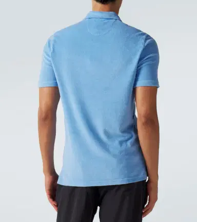 FEDELI Cotton terry polo shirt | Thumbnail 3