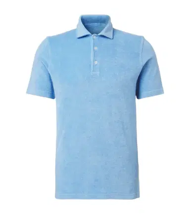 FEDELI Cotton terry polo shirt | Thumbnail 1