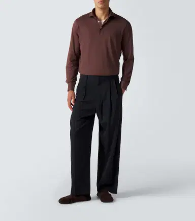 FEDELI Cotton piqué polo shirt | Thumbnail 2