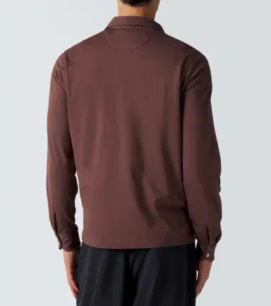 FEDELI Cotton piqué polo shirt | Thumbnail 5