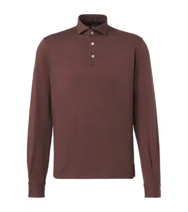 FEDELI Cotton piqué polo shirt | Thumbnail 1