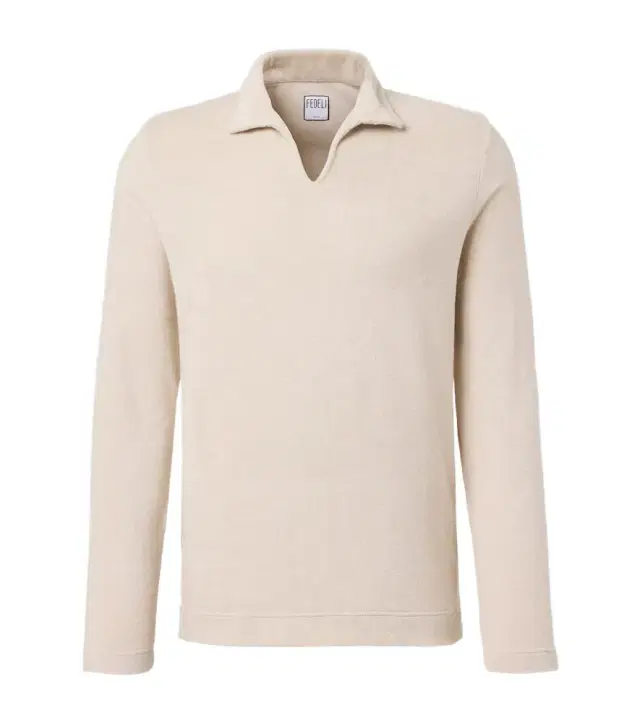 Fedeli Cotton terry polo shirt
