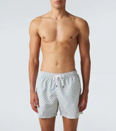 FEDELI Madeira printed swim trunks | Thumbnail 4