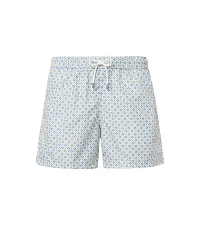 Madeira printed swim trunks