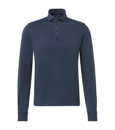 FEDELI Cotton piqué polo shirt | Thumbnail 1