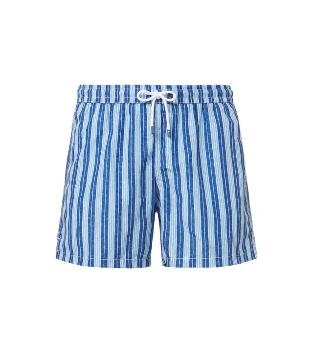Madeira striped swim trunks