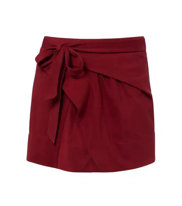 Isabel Marant Berenice draped cotton wrap skirt