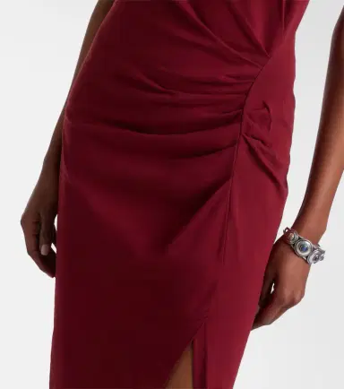 Isabel Marant Nadela gathered cotton jersey midi dress | Thumbnail 6