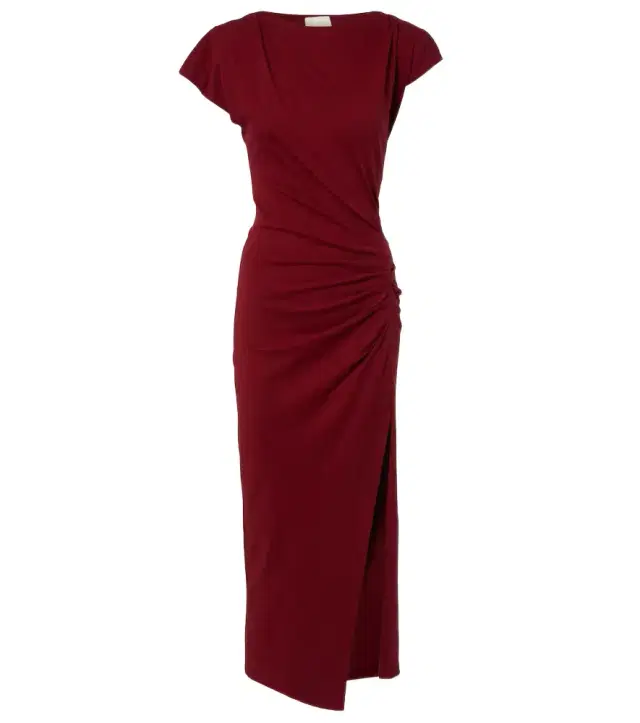 Isabel Marant Nadela gathered cotton jersey midi dress