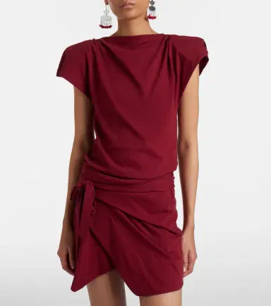 Isabel Marant Sebani asymmetric cotton T-shirt | Thumbnail 2