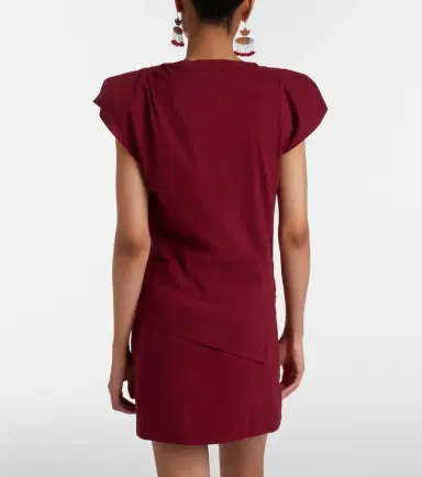 Isabel Marant Sebani asymmetric cotton T-shirt | Thumbnail 6