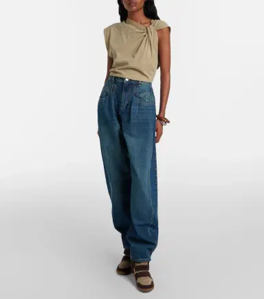 Isabel Marant Lishaga barrel-leg jeans | Thumbnail 2 Isabel Marant Lishaga barrel-leg jeans | Thumbnail 2