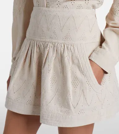 Marant Étoile Kelise broderie anglaise cotton miniskirt | Thumbnail 2 Marant Étoile Kelise broderie anglaise cotton miniskirt | Thumbnail 2