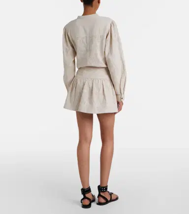 Marant Étoile Kelise broderie anglaise cotton miniskirt | Thumbnail 5 Marant Étoile Kelise broderie anglaise cotton miniskirt | Thumbnail 5
