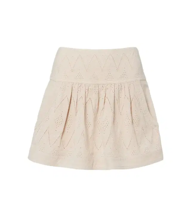Marant Etoile Kelise broderie anglaise cotton miniskirt