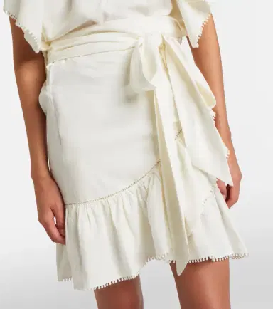 Marant Étoile Mempster ruffled wrap skirt | Thumbnail 3 Marant Étoile Mempster ruffled wrap skirt | Thumbnail 3