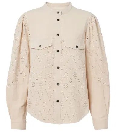 Marant Étoile Kaina broderie anglaise blouse | Thumbnail 1 Marant Étoile Kaina broderie anglaise blouse | Thumbnail 1