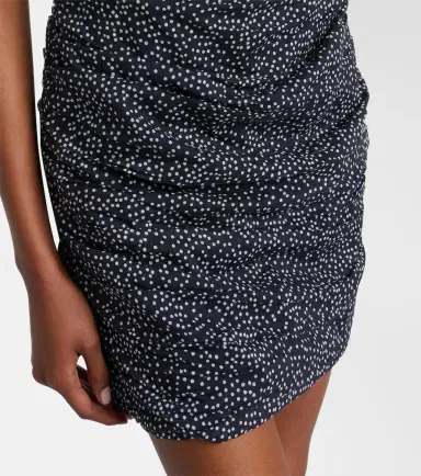 Marant Étoile Davilia draped polka-dot cotton minidress | Thumbnail 4 Marant Étoile Davilia draped polka-dot cotton minidress | Thumbnail 4