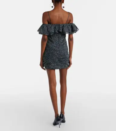Marant Étoile Davilia draped polka-dot cotton minidress | Thumbnail 5 Marant Étoile Davilia draped polka-dot cotton minidress | Thumbnail 5