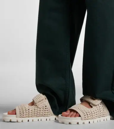Miu Miu Crochet sandals | Thumbnail 5 Miu Miu Crochet sandals | Thumbnail 5