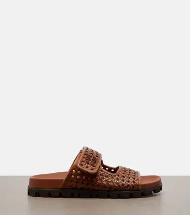Miu Miu Woven leather sandals | Thumbnail 2