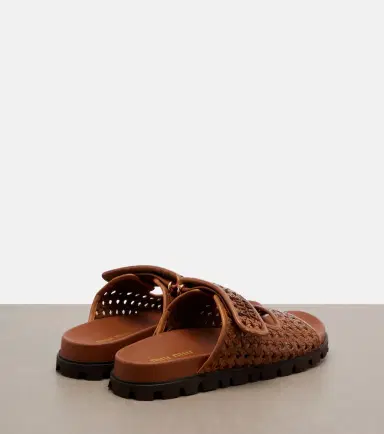 Miu Miu Woven leather sandals | Thumbnail 3