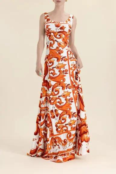 Dolce & Gabbana Abito Dress - Maiolica | Thumbnail 2 Dolce & Gabbana Abito Dress - Maiolica | Thumbnail 2