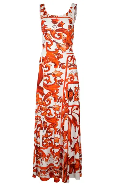 Dolce & Gabbana Abito Dress - Maiolica | Thumbnail 1 Dolce & Gabbana Abito Dress - Maiolica | Thumbnail 1