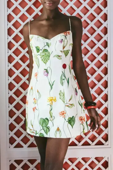 Cara Cara Cherry Mini Dress | Thumbnail 2