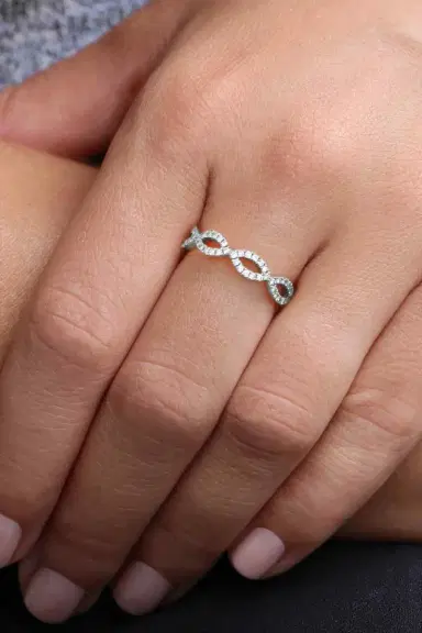 DANA REBECCA DESIGNS Diamond Sophie Ryan Infinity Ring | Thumbnail 2 DANA REBECCA DESIGNS Diamond Sophie Ryan Infinity Ring | Thumbnail 2