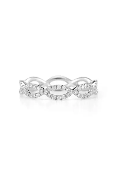 DANA REBECCA DESIGNS Diamond Sophie Ryan Infinity Ring | Thumbnail 1 DANA REBECCA DESIGNS Diamond Sophie Ryan Infinity Ring | Thumbnail 1