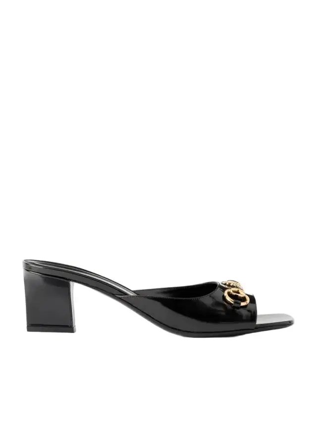 Signora Horsebit-embellished Leather Sandals