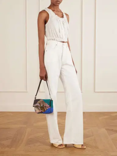 Staud Timmy Beaded Leather Shoulder Bag | Thumbnail 3 Staud Timmy Beaded Leather Shoulder Bag | Thumbnail 3