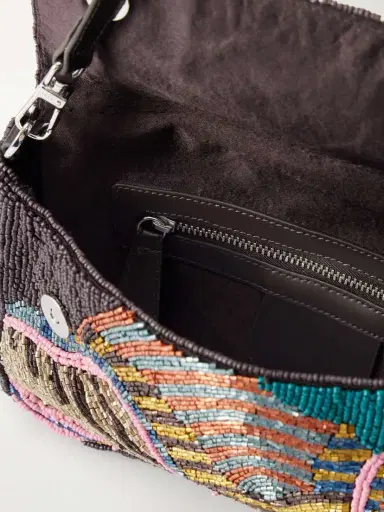 Staud Timmy Beaded Leather Shoulder Bag | Thumbnail 6 Staud Timmy Beaded Leather Shoulder Bag | Thumbnail 6