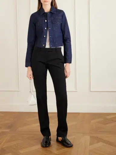 Calvin Klein Collection Lynette Wool-denim Jacket | Thumbnail 2 Calvin Klein Collection Lynette Wool-denim Jacket | Thumbnail 2