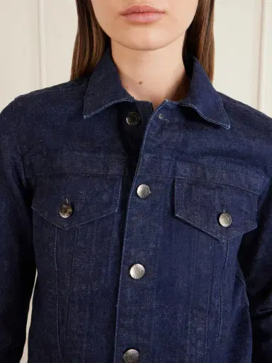 Calvin Klein Collection Lynette Wool-denim Jacket | Thumbnail 5 Calvin Klein Collection Lynette Wool-denim Jacket | Thumbnail 5