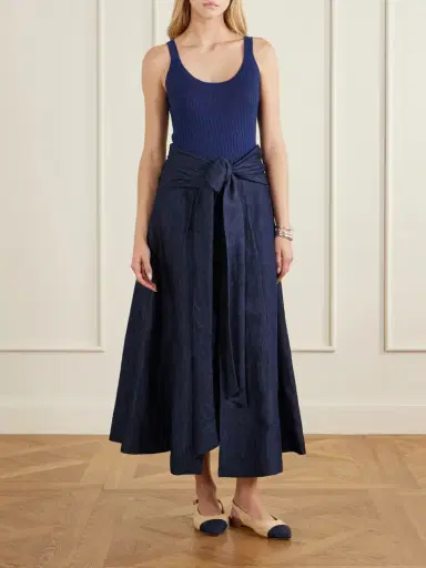 Gabriela Hearst Zivan Cotton And Linen-blend Maxi Skirt | Thumbnail 2 Gabriela Hearst Zivan Cotton And Linen-blend Maxi Skirt | Thumbnail 2