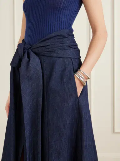Gabriela Hearst Zivan Cotton And Linen-blend Maxi Skirt | Thumbnail 4 Gabriela Hearst Zivan Cotton And Linen-blend Maxi Skirt | Thumbnail 4