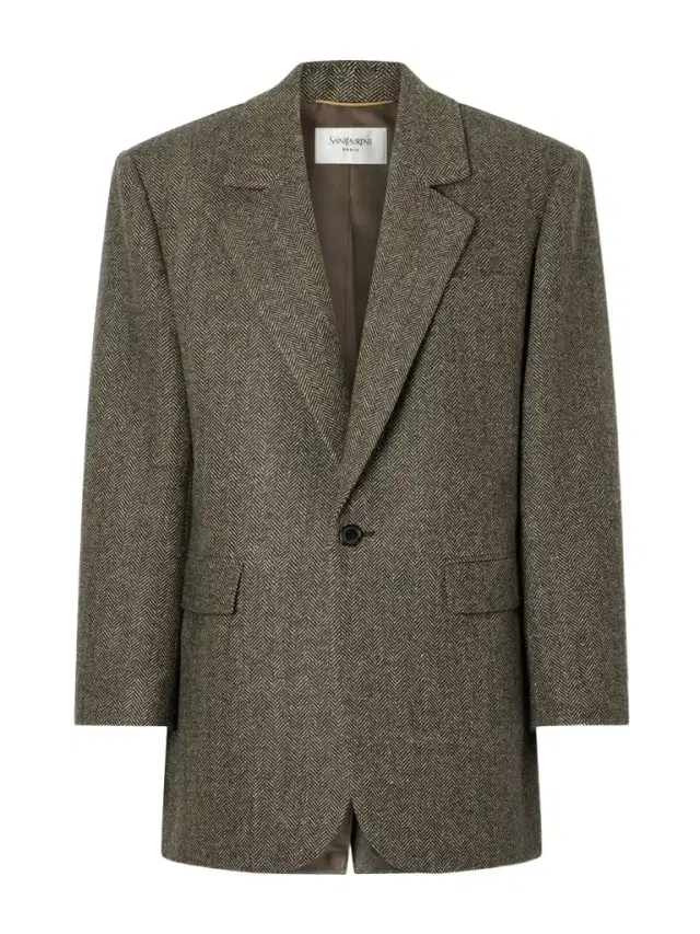 Herringbone Wool And Silk-blend Blazer