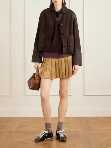 Loewe Distressed Suede Jacket | Thumbnail 2 Loewe Distressed Suede Jacket | Thumbnail 2
