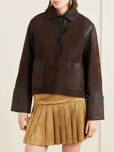 Loewe Distressed Suede Jacket | Thumbnail 3 Loewe Distressed Suede Jacket | Thumbnail 3