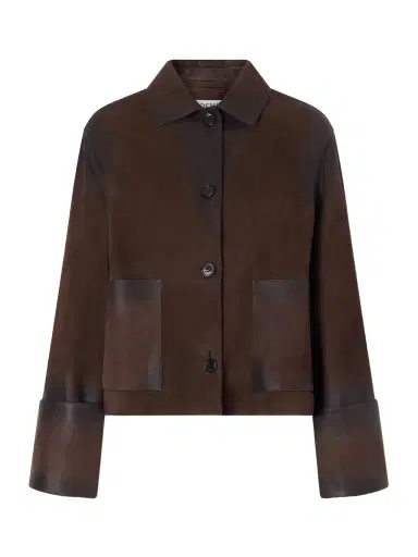 Loewe Distressed Suede Jacket | Thumbnail 1 Loewe Distressed Suede Jacket | Thumbnail 1